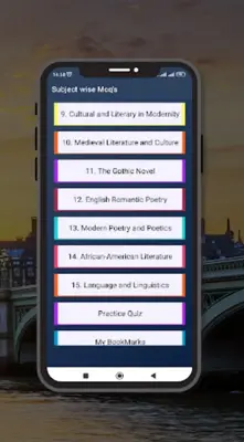 English Literature MCQs android App screenshot 6